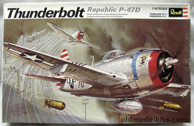 Revell 1/32 Republic P-47D Thunderbolt, H296-300 plastic model kit